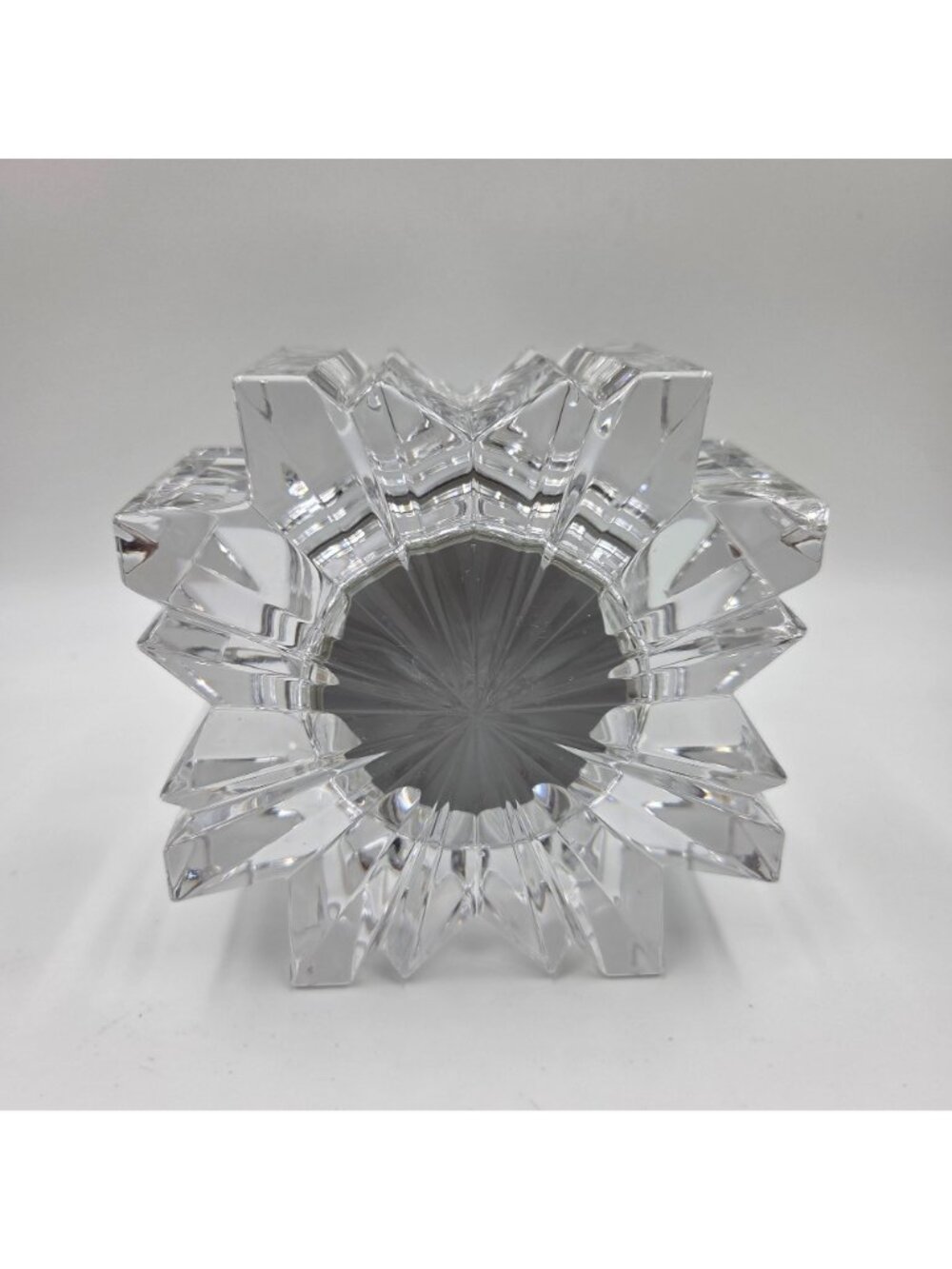 Mikasa Starfire Giftware Quartz Crystal Desk Clock Germany Crystal Mantel Clock - Picture 4 of 5